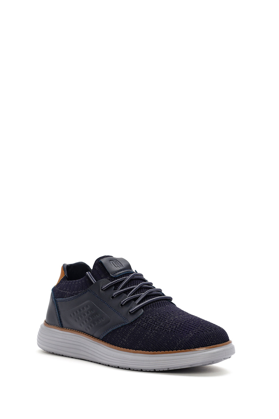 Men's Navy Blue Fabric Sneakers