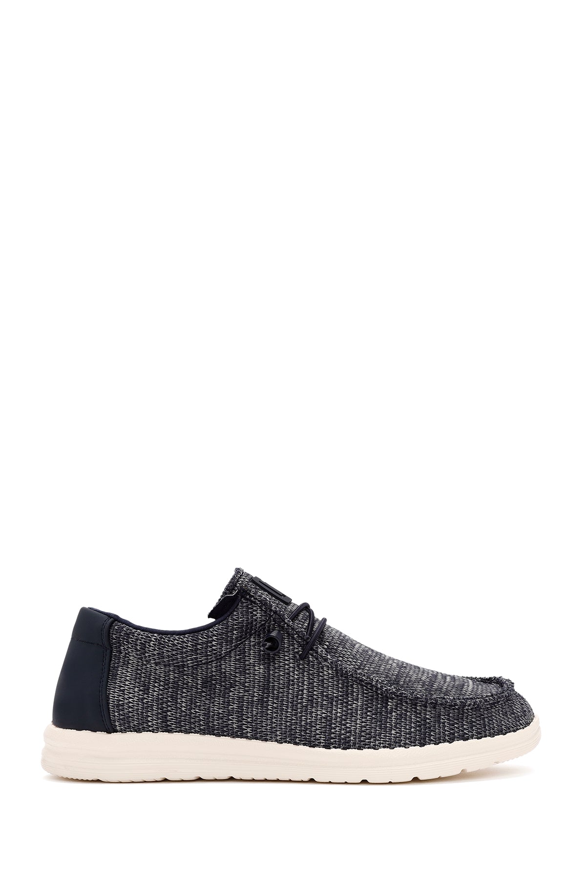 Derimod Zero Men's Navy Blue Fabric Casual Shoes 24SFD69396F | Derimod