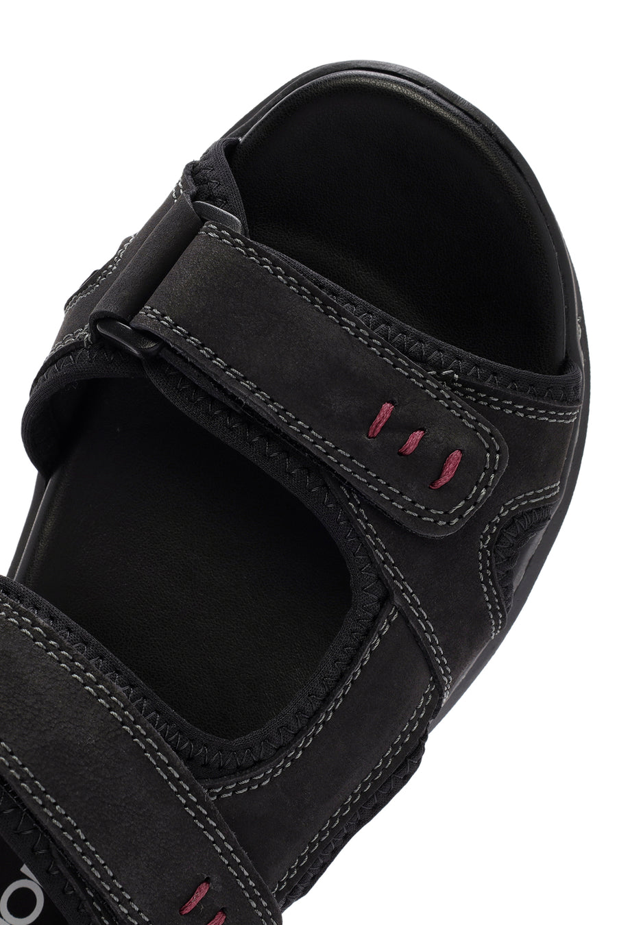 
Men's Black Nubuck Leather Sandal

