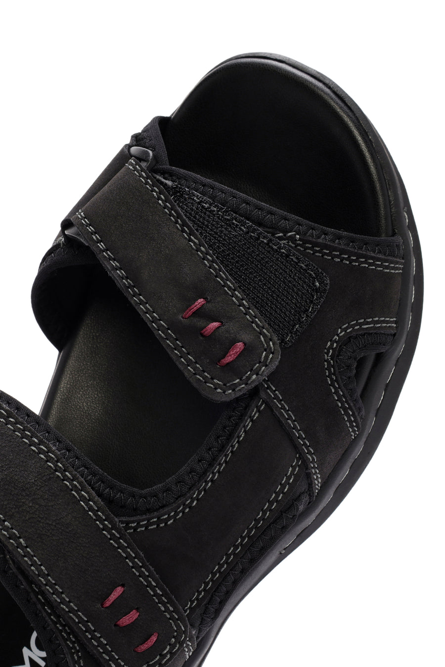 
Men's Black Nubuck Leather Sandal
