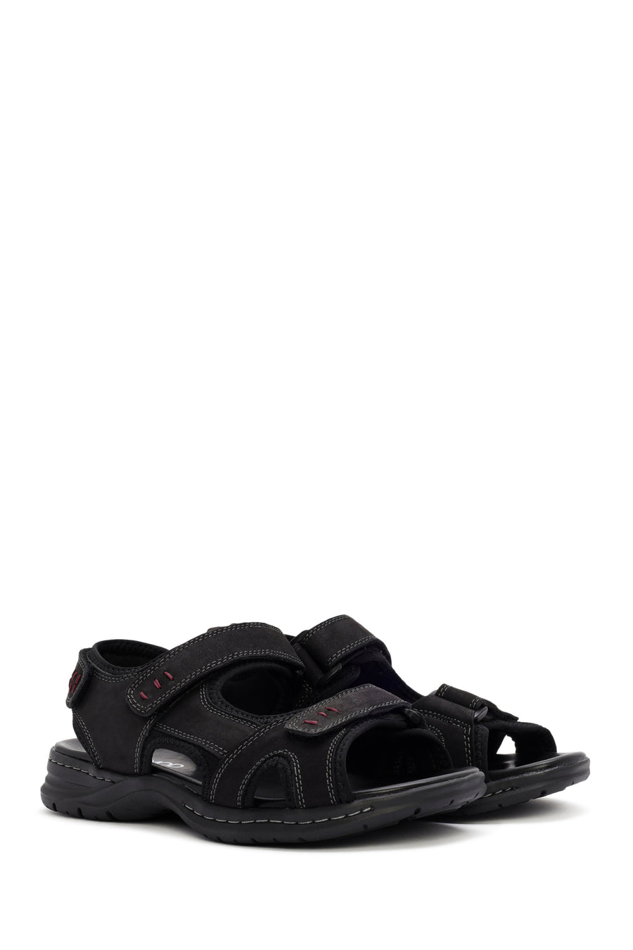 
Men's Black Nubuck Leather Sandal
