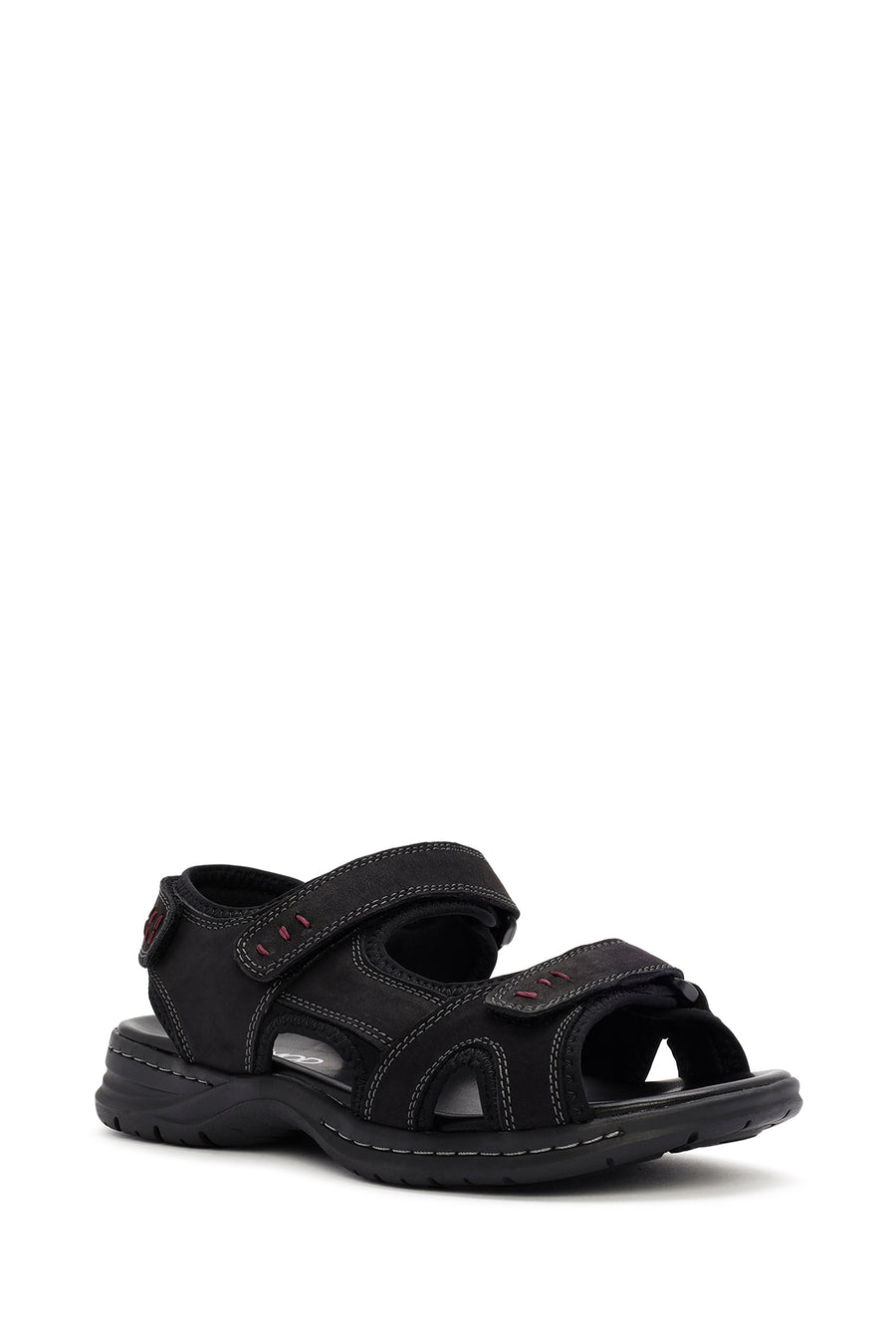 
Men's Black Nubuck Leather Sandal
