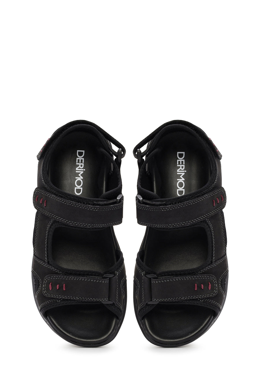 
Men's Black Nubuck Leather Sandal
