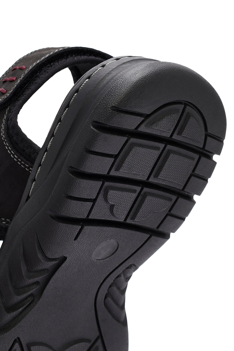 
Men's Black Nubuck Leather Sandal
