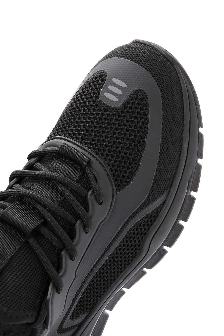 Derimod Zero Men's Black Lace Up Fabric Sneaker