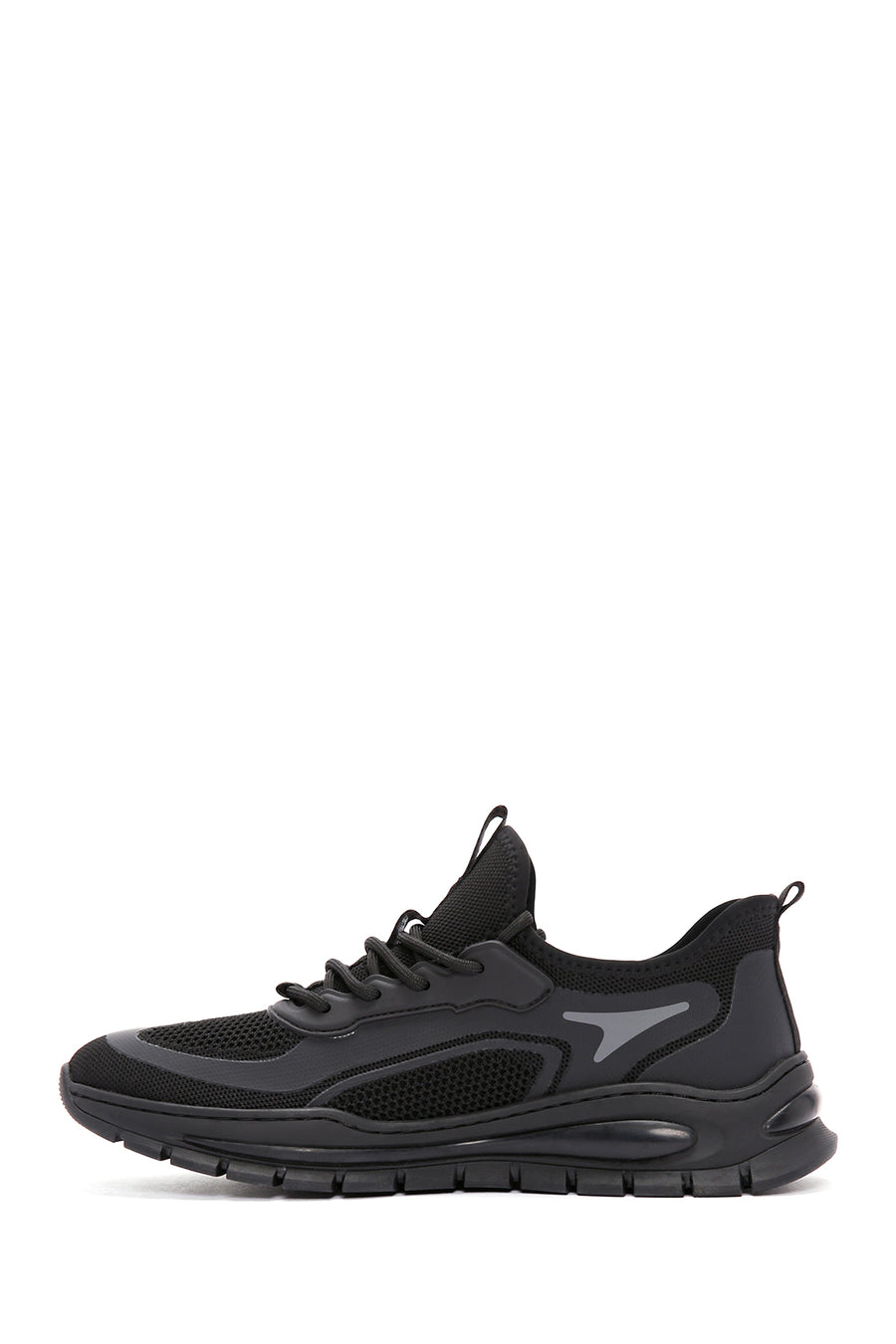 Derimod Zero Men's Black Lace Up Fabric Sneaker
