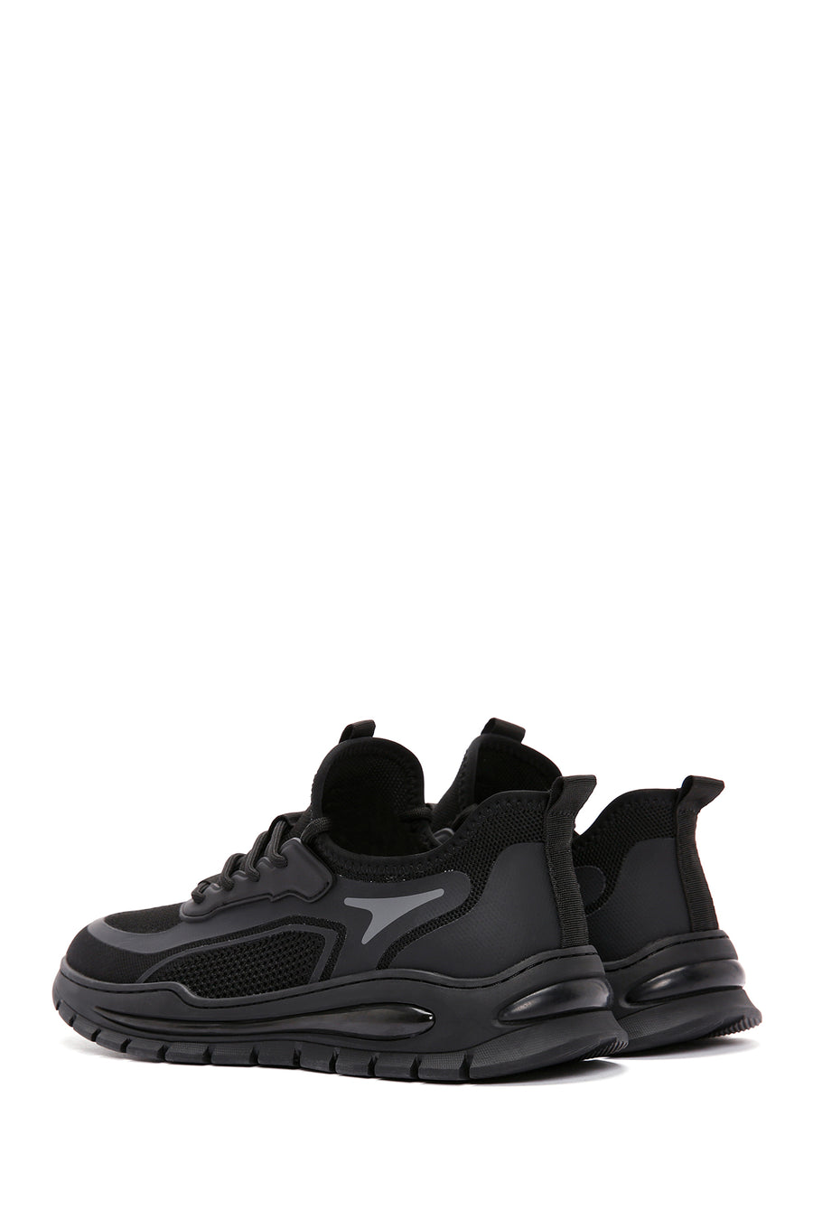 Derimod Zero Men's Black Lace Up Fabric Sneaker