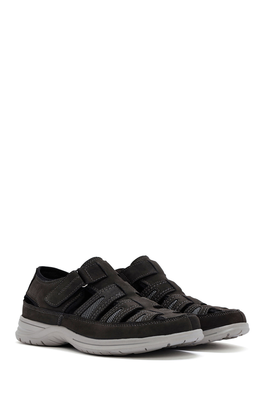 
Men's Black Nubuck Leather Casual Shoes
