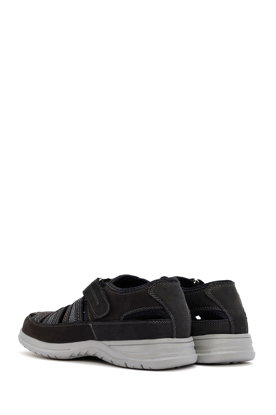 
Men's Black Nubuck Leather Casual Shoes
