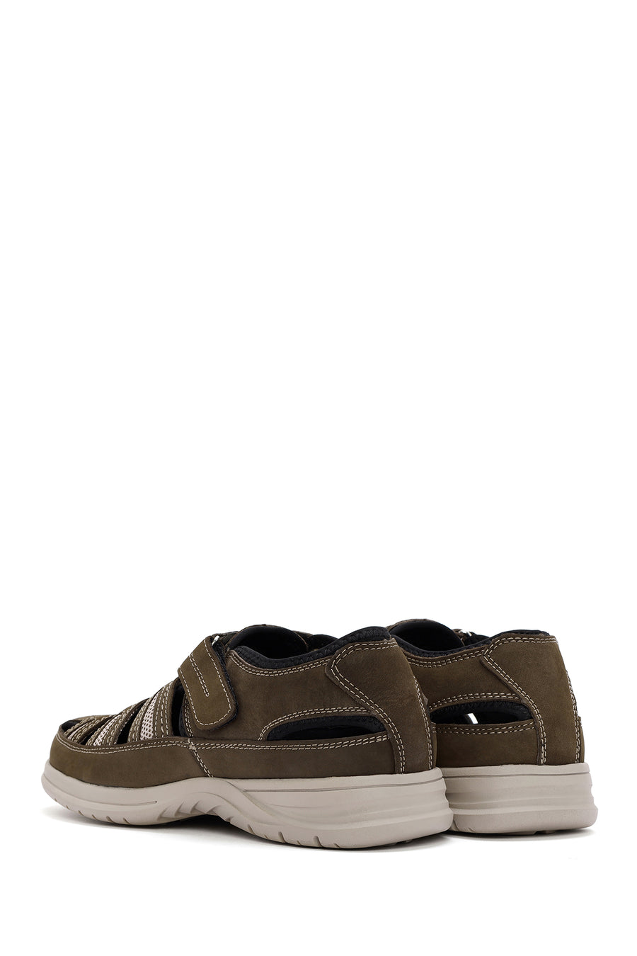 
Men's Brown Nubuck Leather Casual Shoes
