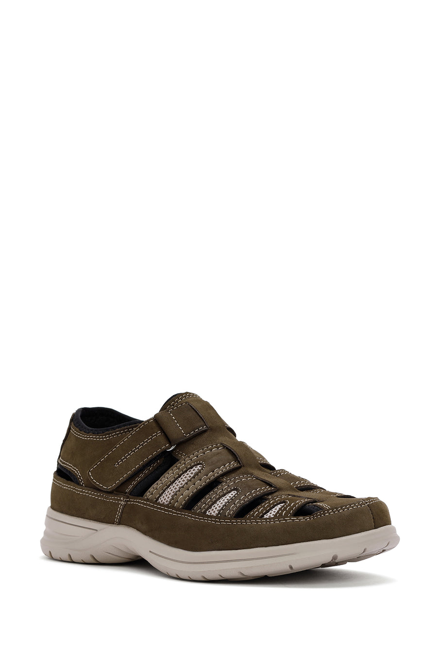
Men's Brown Nubuck Leather Casual Shoes
