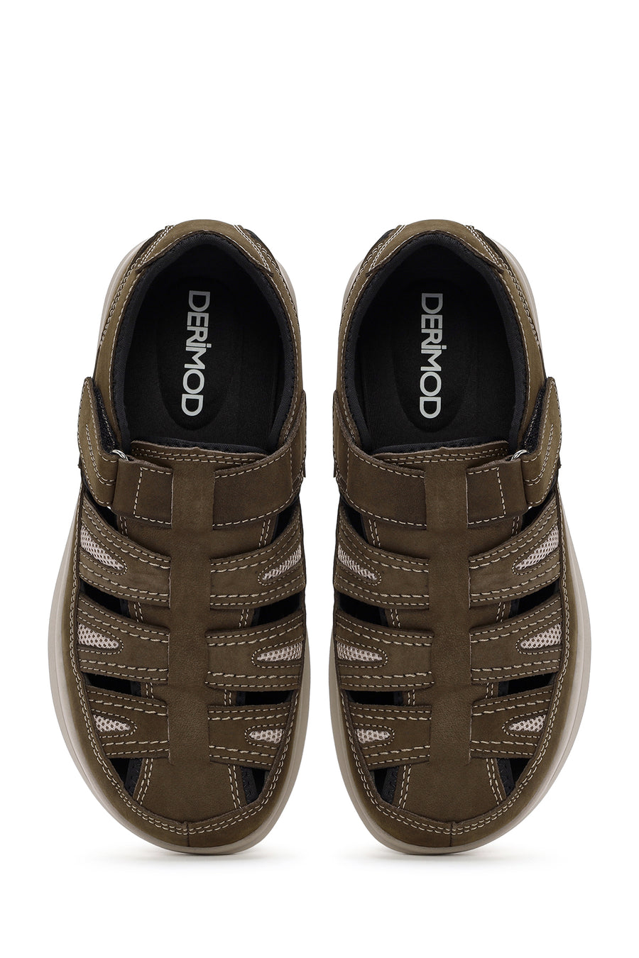 
Men's Brown Nubuck Leather Casual Shoes
