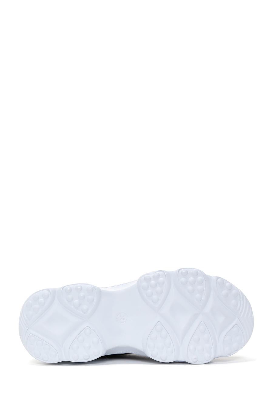 Women's Black Thick Soled Sneaker