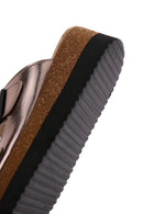 Kadın Gri Tokalı Comfort Terlik | Derimod