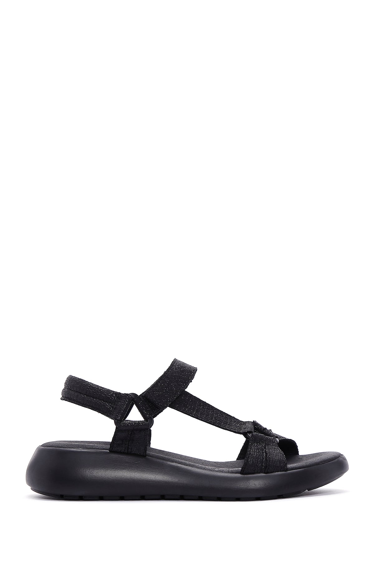 Women's Black Ankle Strap Comfort Sandals 24SFE2352SM | Derimod