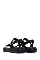 Women's Black Ankle Strap Comfort Sandals | Derimod