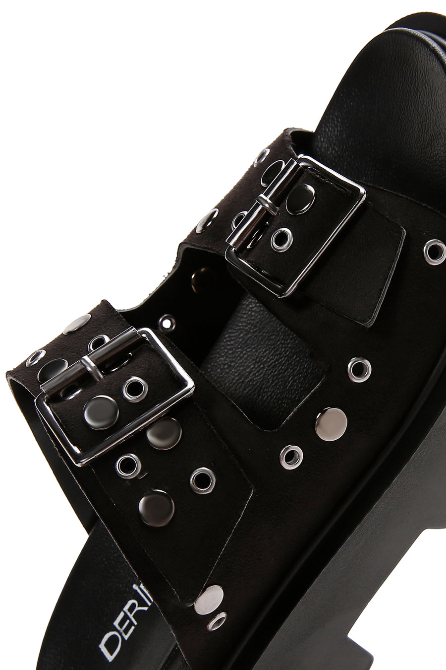 Women's Black Thick Soled Slippers