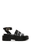 Women's Black Ankle Strap Sandals | Derimod