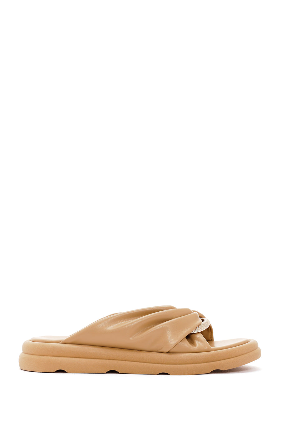 Women's Beige Slippers 24SFE400818 | Derimod