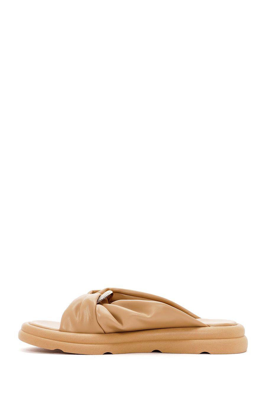 Women's Beige Slippers