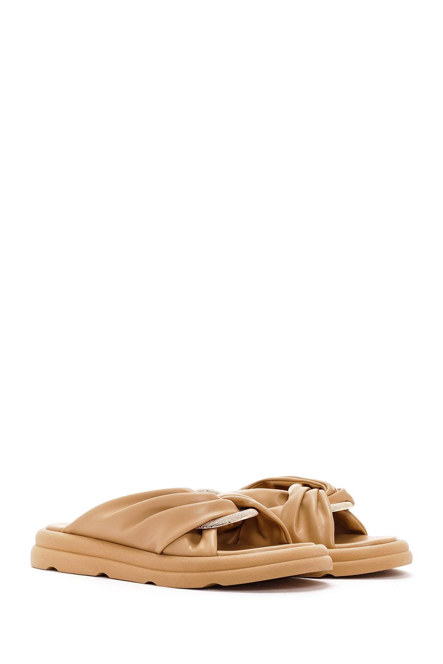 Women's Beige Slippers