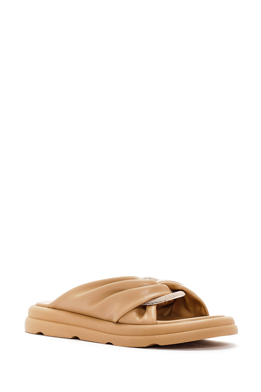 Women's Beige Slippers