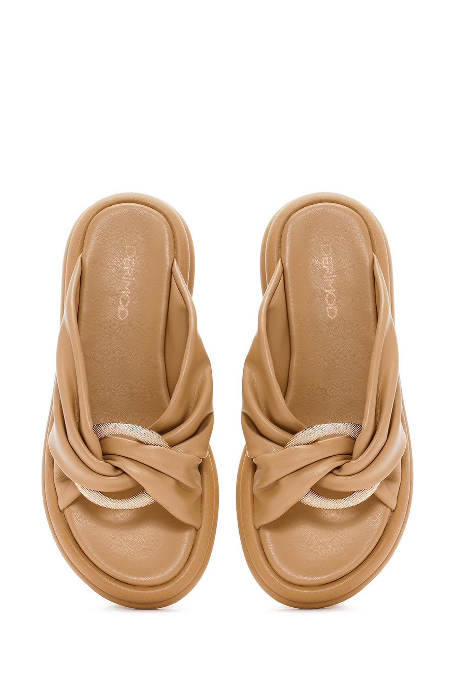 Women's Beige Slippers