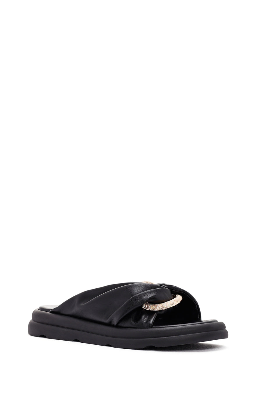 Women's Black Slippers
