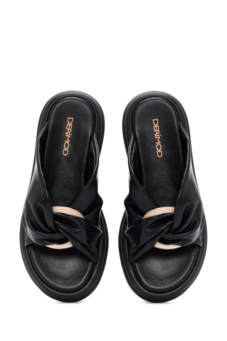 Women's Black Slippers