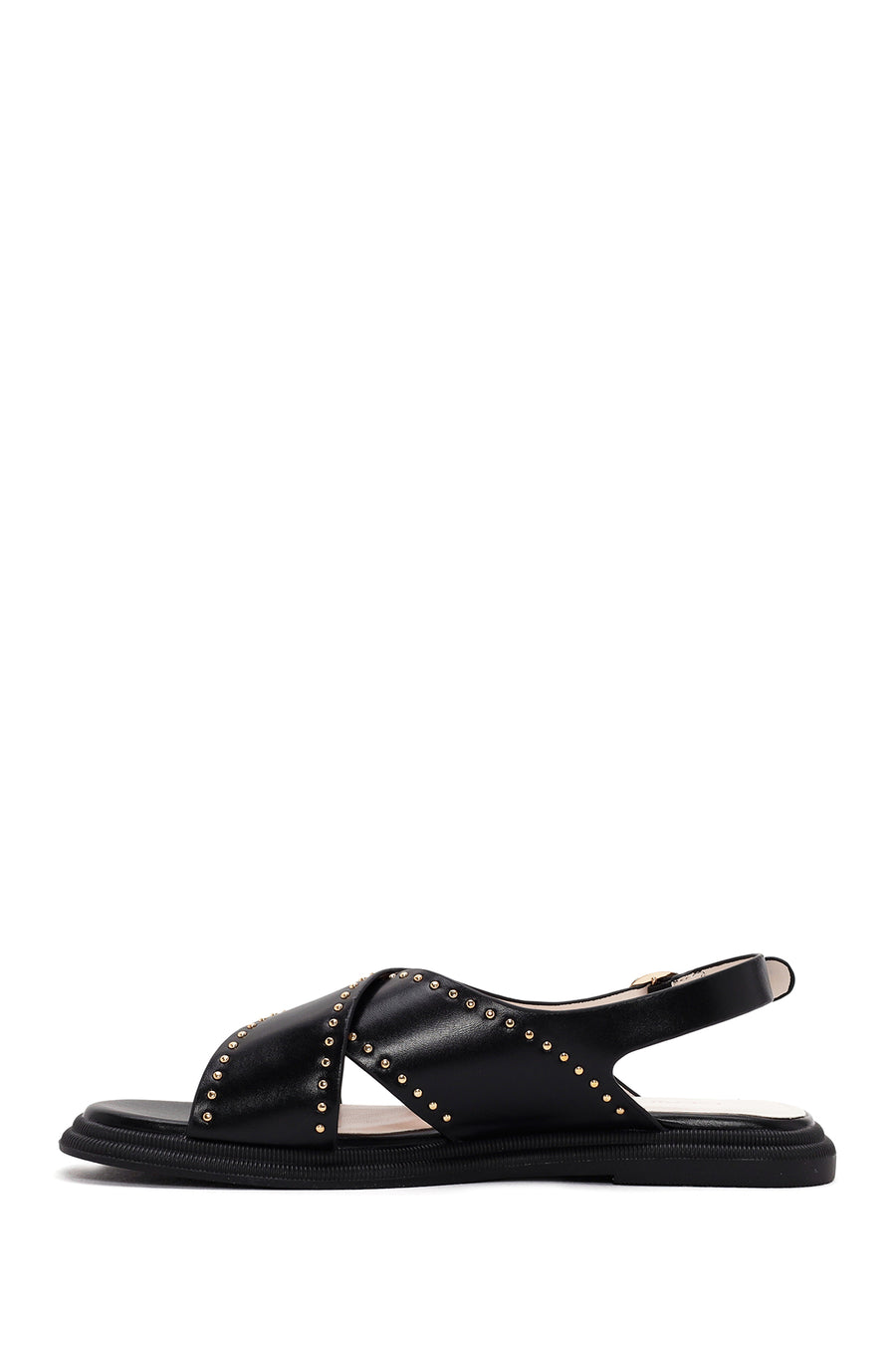 Women's Black Strappy Sandals