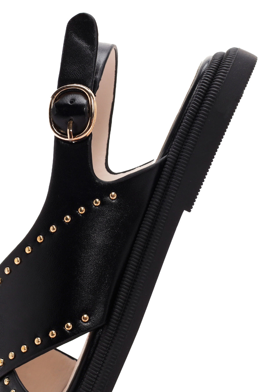 Women's Black Strappy Sandals