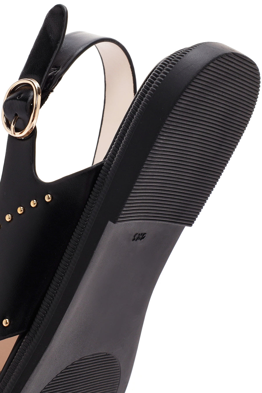 Women's Black Strappy Sandals