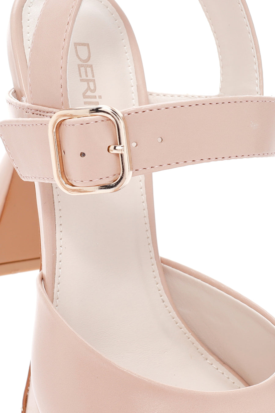 Women's Pink Ankle Strap High Heel Sandals