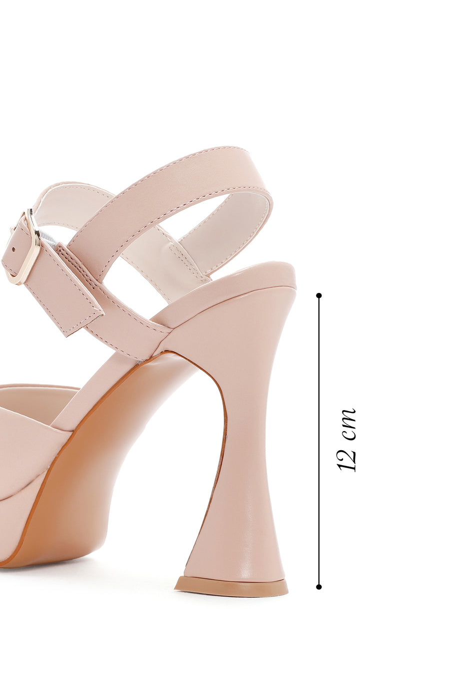Women's Pink Ankle Strap High Heel Sandals