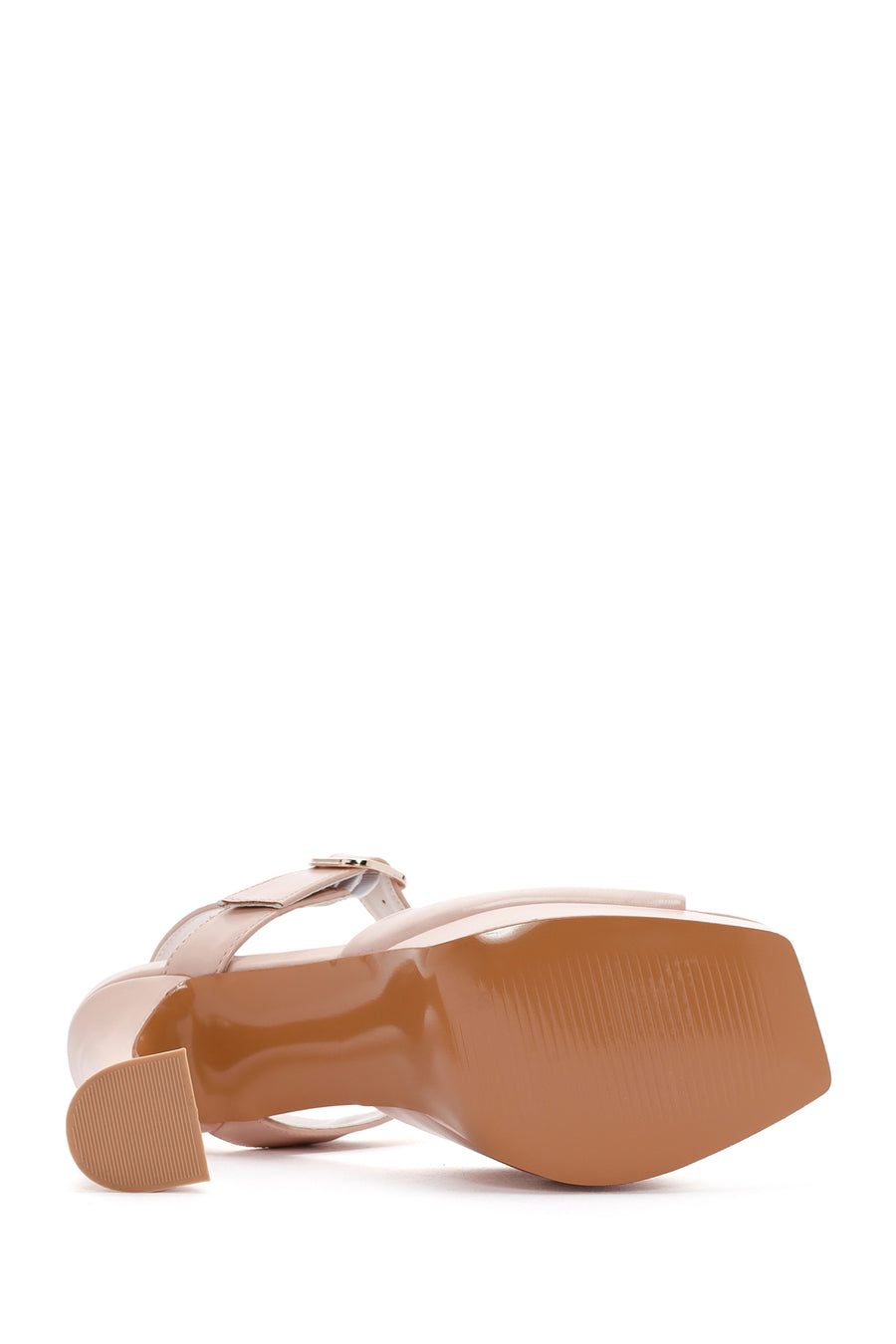 Women's Pink Ankle Strap High Heel Sandals