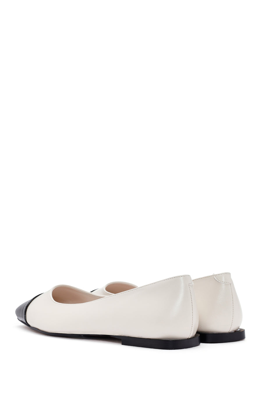 Women's Cream Ballerinas