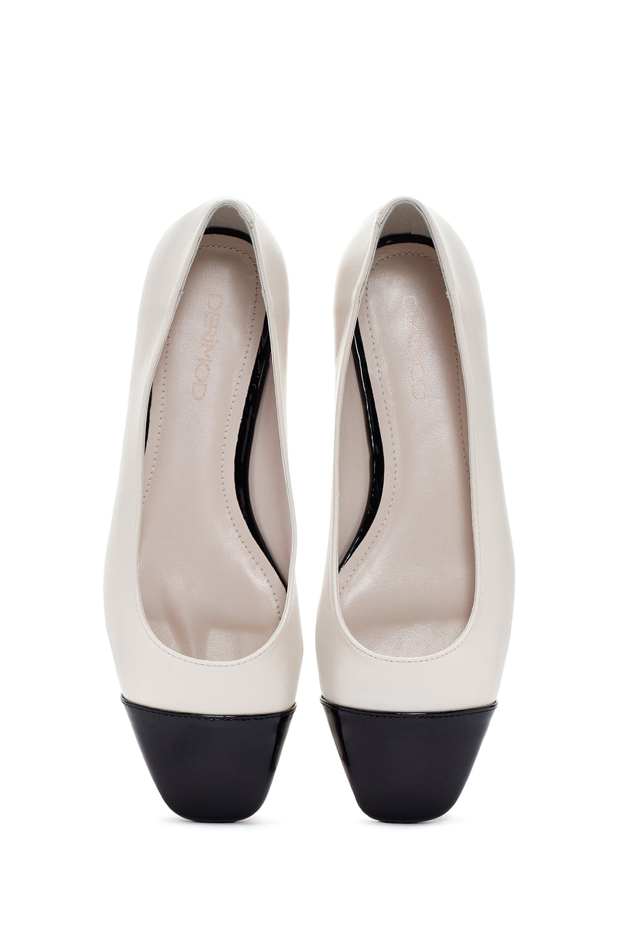 Women's Cream Ballerinas