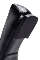 Kadın Siyah Rugan Babet | Derimod