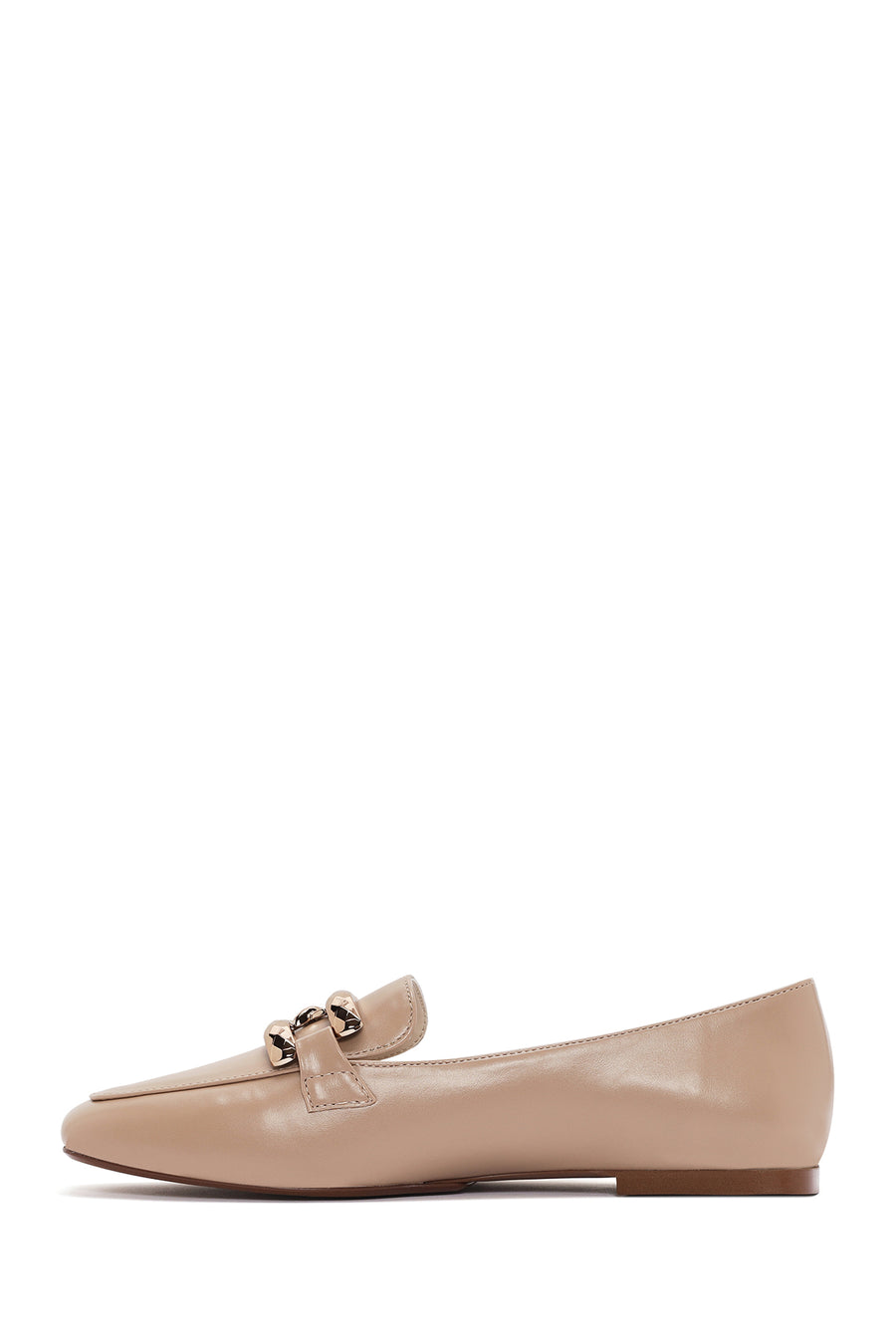 Kadın Bej Maskülen Loafer