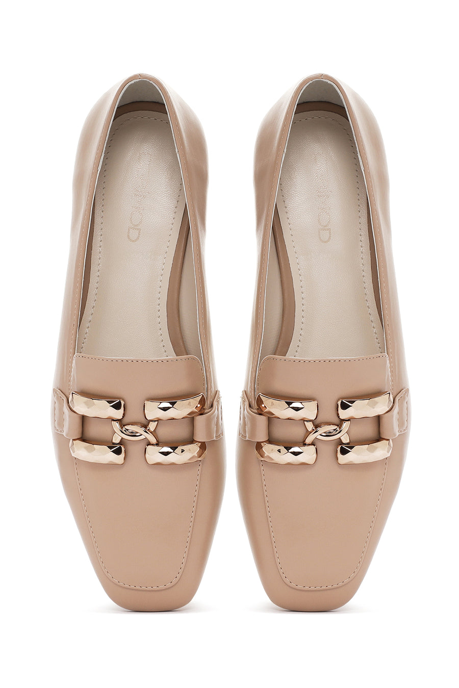 Kadın Bej Maskülen Loafer