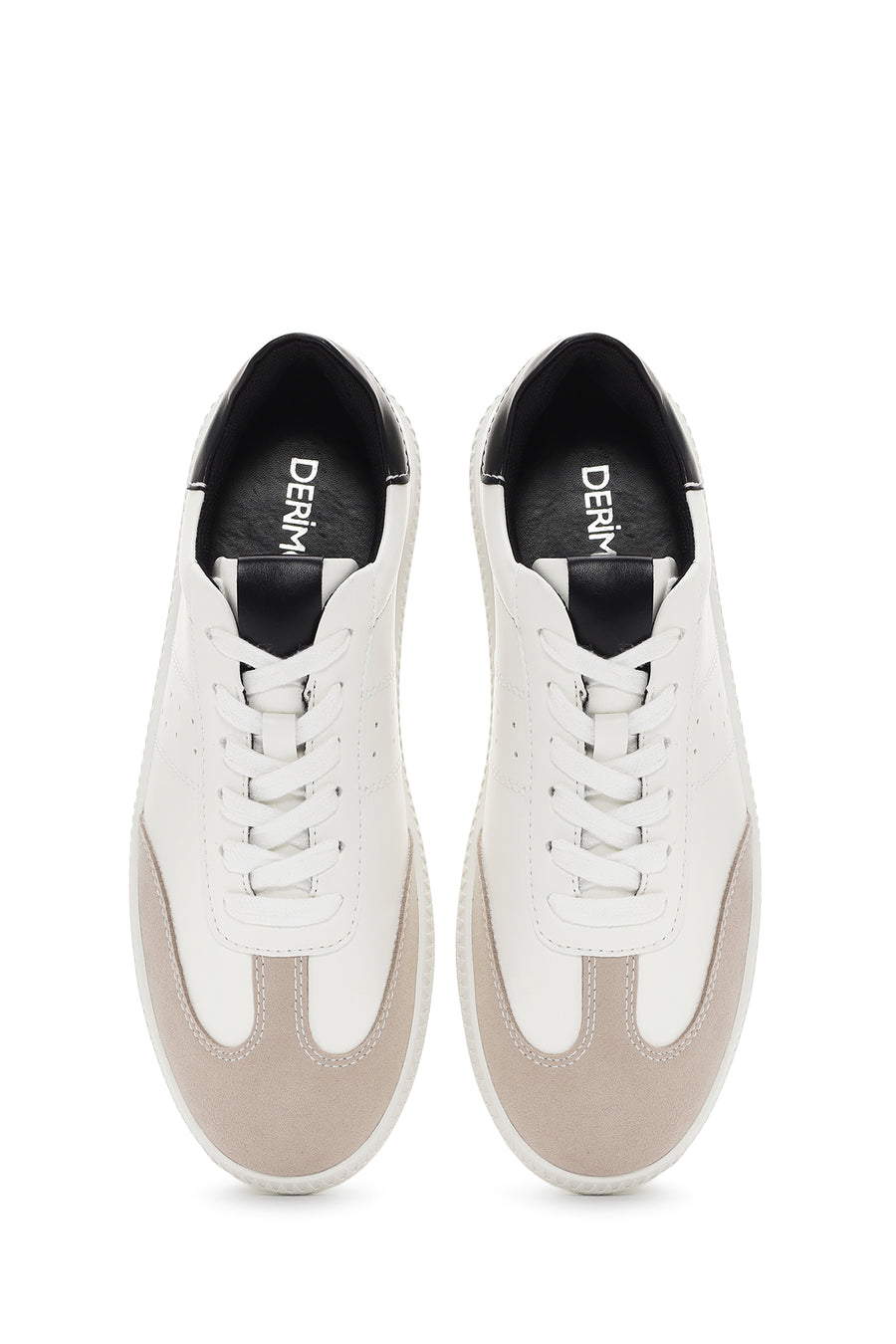 Kadın Beyaz Bağcıklı Sneaker
