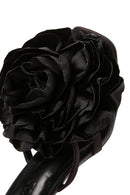 Kadın Siyah Aksesuar Detaylı İnce Topuklu Terlik | Derimod