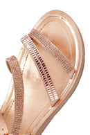 Kadın Pembe Bilekten Bantlı Sandalet | Derimod