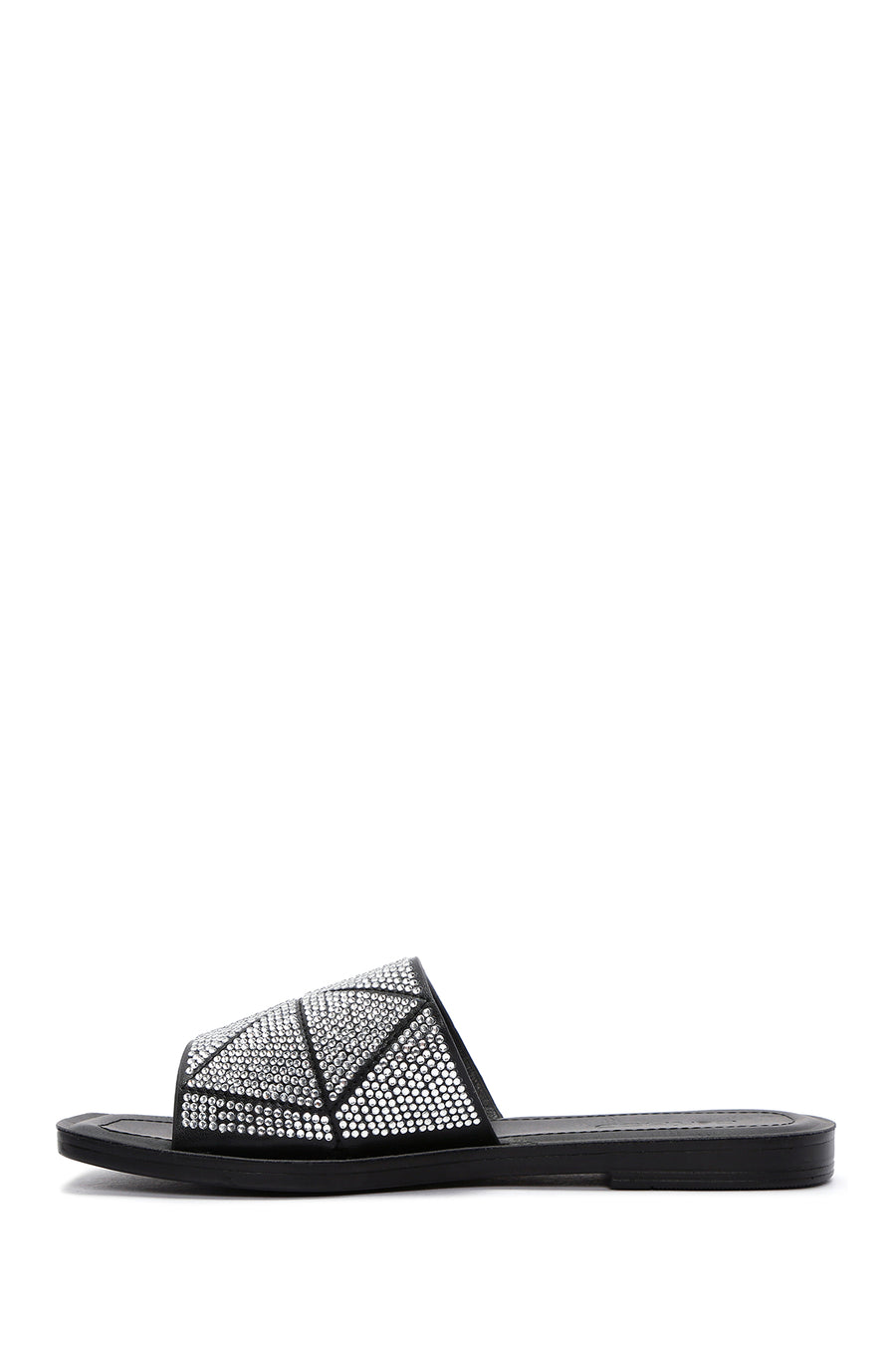 Women's Black Stone Slippers