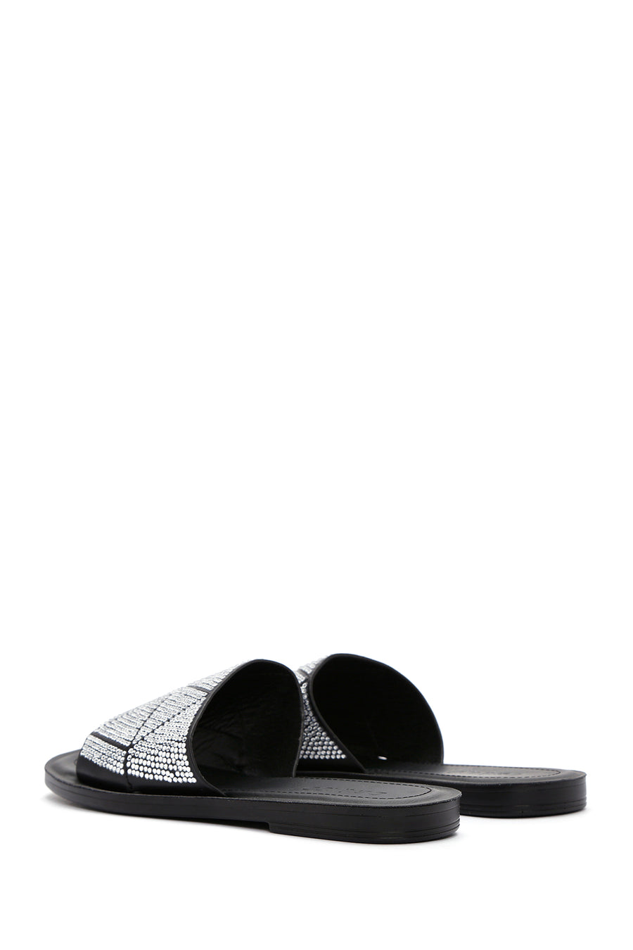 Women's Black Stone Slippers