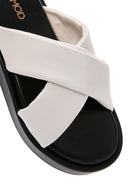 Kadın Bej Kalın Tabanlı Terlik | Derimod