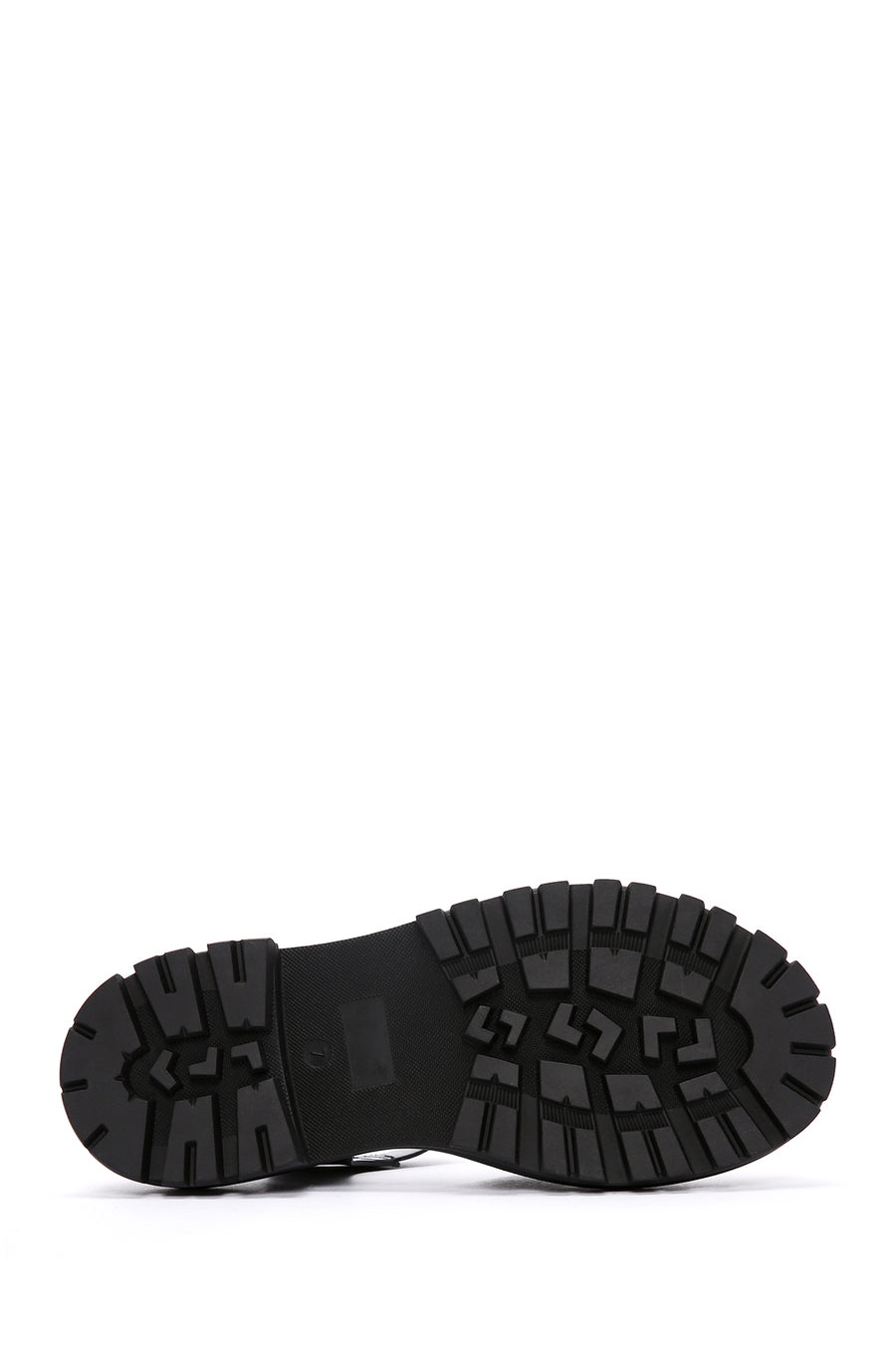 Women's Black Ankle Strap Thick Soled Sandals