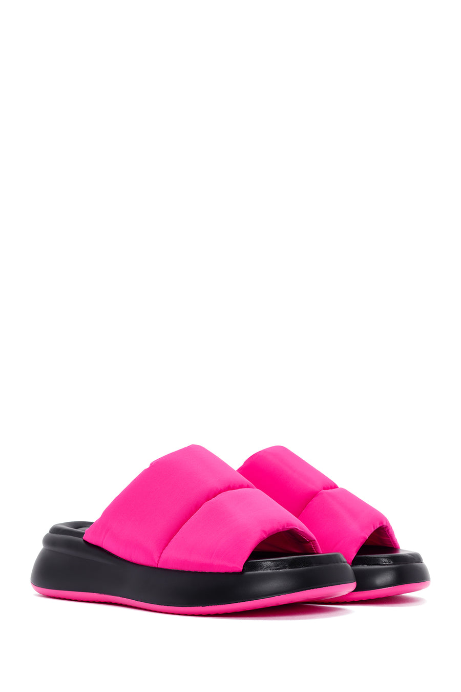 Women's Pink Thick Soled Slippers