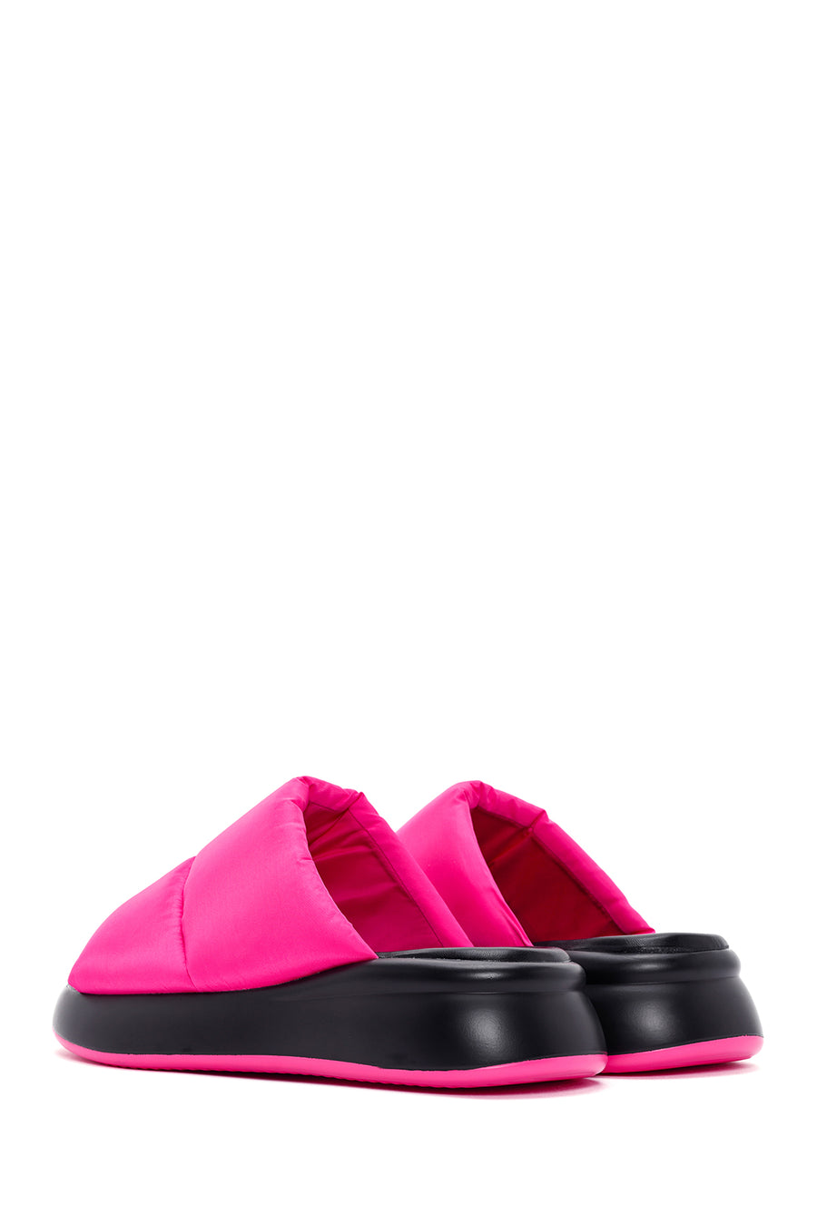 Women's Pink Thick Soled Slippers