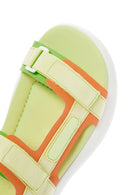 Women's Green Ankle Strap Thick Soled Sandals | Derimod